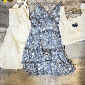 4 pieces of Beach basics love tree & more !!! Sundress, swim coverups